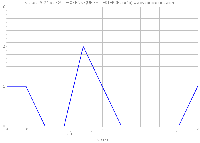 Visitas 2024 de GALLEGO ENRIQUE BALLESTER (España) 