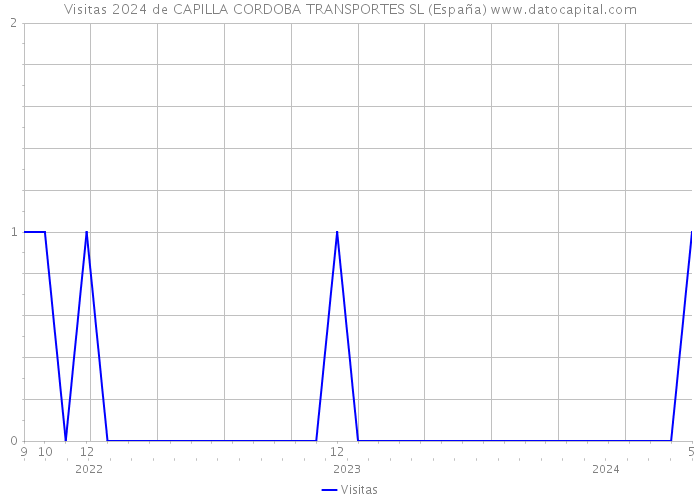 Visitas 2024 de CAPILLA CORDOBA TRANSPORTES SL (España) 