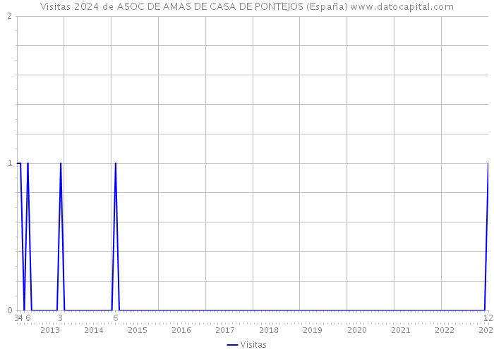 Visitas 2024 de ASOC DE AMAS DE CASA DE PONTEJOS (España) 