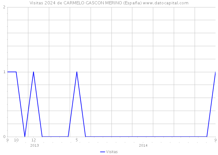 Visitas 2024 de CARMELO GASCON MERINO (España) 
