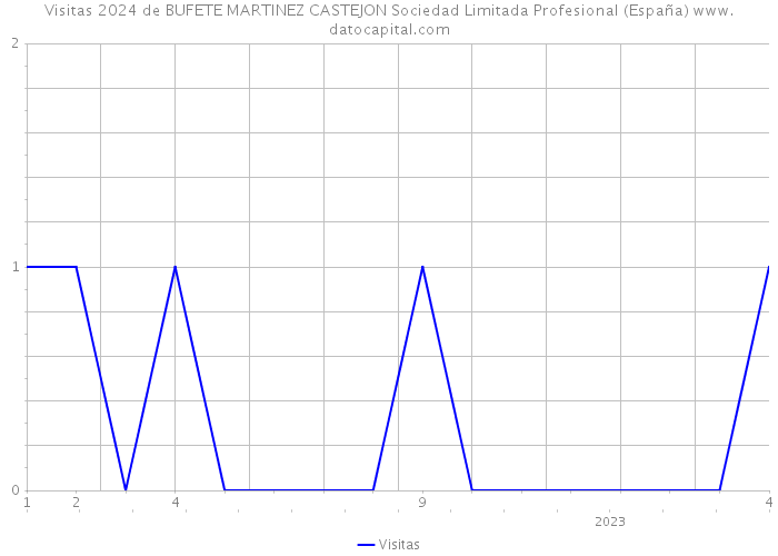 Visitas 2024 de BUFETE MARTINEZ CASTEJON Sociedad Limitada Profesional (España) 