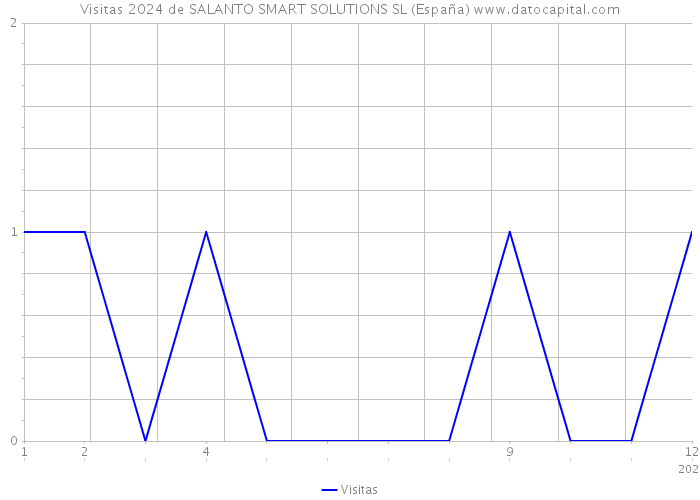 Visitas 2024 de SALANTO SMART SOLUTIONS SL (España) 