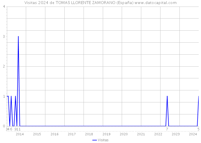 Visitas 2024 de TOMAS LLORENTE ZAMORANO (España) 
