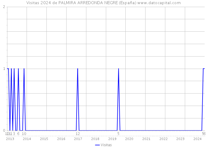 Visitas 2024 de PALMIRA ARREDONDA NEGRE (España) 