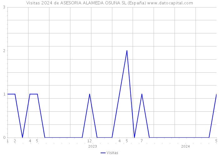 Visitas 2024 de ASESORIA ALAMEDA OSUNA SL (España) 
