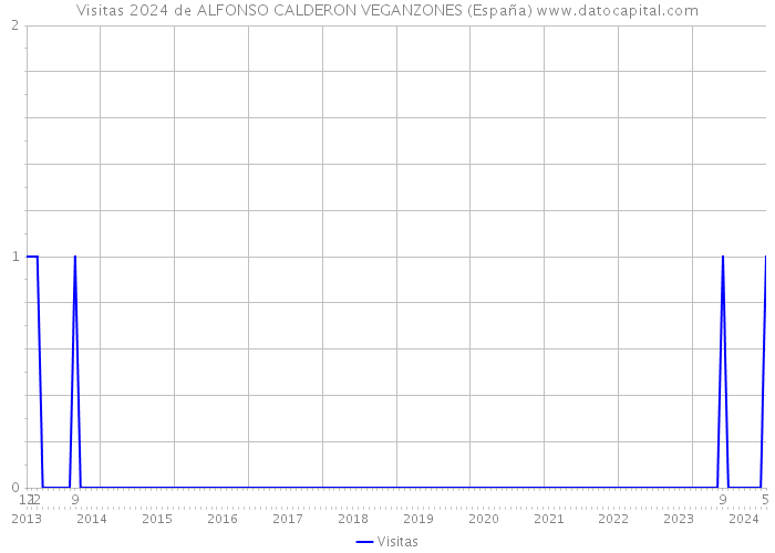 Visitas 2024 de ALFONSO CALDERON VEGANZONES (España) 