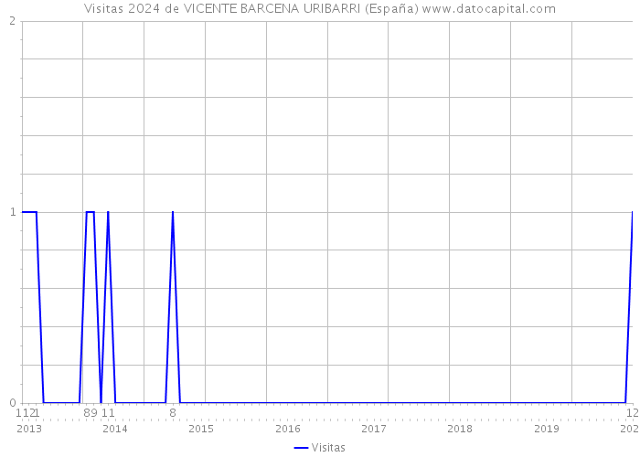Visitas 2024 de VICENTE BARCENA URIBARRI (España) 
