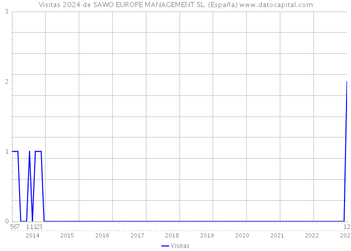 Visitas 2024 de SAWO EUROPE MANAGEMENT SL. (España) 