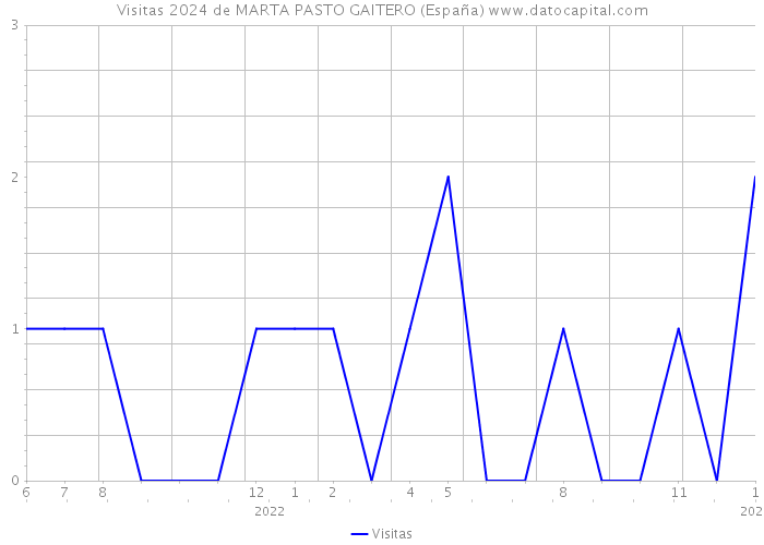 Visitas 2024 de MARTA PASTO GAITERO (España) 