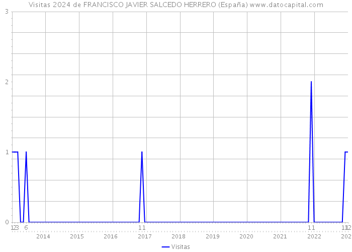 Visitas 2024 de FRANCISCO JAVIER SALCEDO HERRERO (España) 