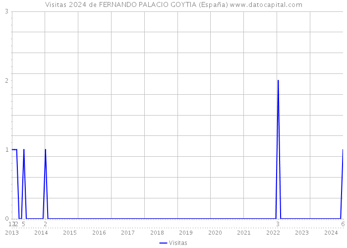 Visitas 2024 de FERNANDO PALACIO GOYTIA (España) 