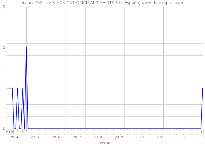Visitas 2024 de BLACK CAT ORIGINAL T SHIRTS S.L. (España) 