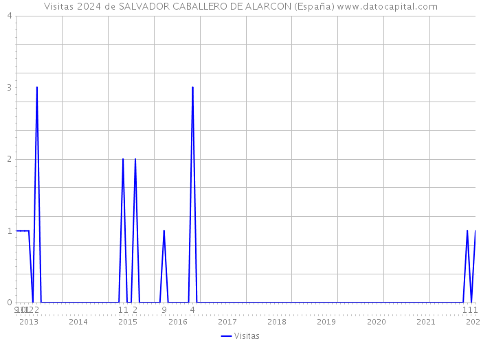 Visitas 2024 de SALVADOR CABALLERO DE ALARCON (España) 