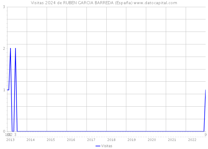 Visitas 2024 de RUBEN GARCIA BARREDA (España) 