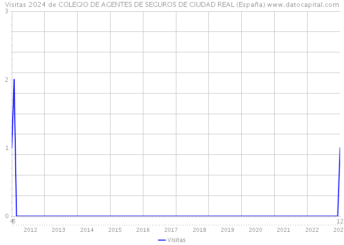 Visitas 2024 de COLEGIO DE AGENTES DE SEGUROS DE CIUDAD REAL (España) 