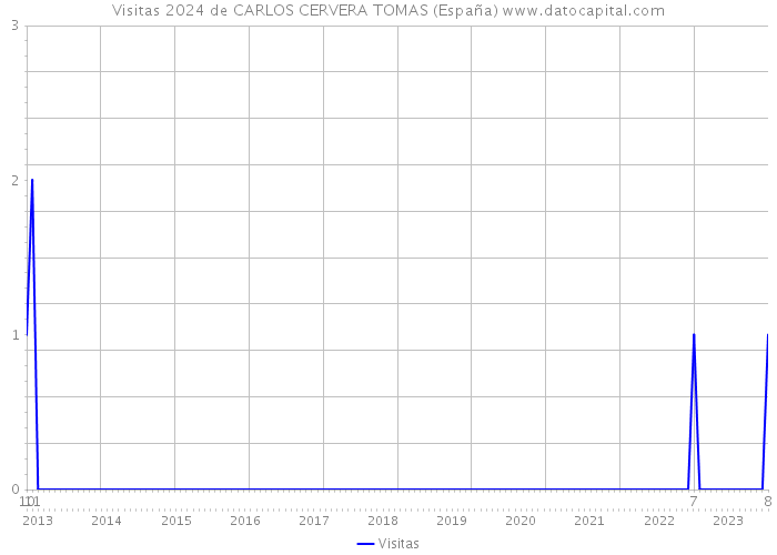 Visitas 2024 de CARLOS CERVERA TOMAS (España) 