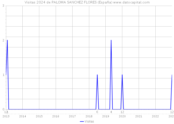 Visitas 2024 de PALOMA SANCHEZ FLORES (España) 