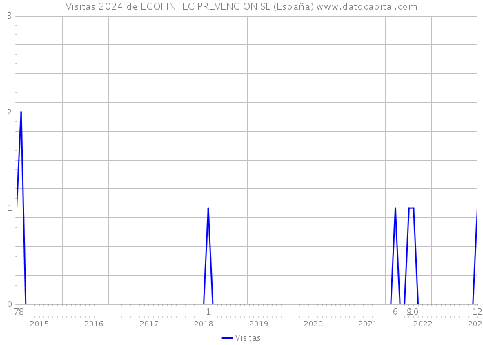 Visitas 2024 de ECOFINTEC PREVENCION SL (España) 
