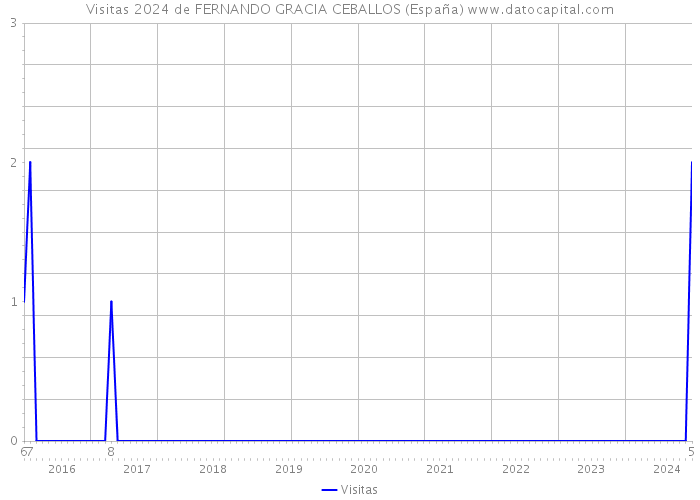Visitas 2024 de FERNANDO GRACIA CEBALLOS (España) 
