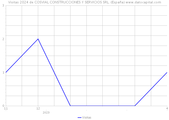 Visitas 2024 de COSVIAL CONSTRUCCIONES Y SERVICIOS SRL. (España) 