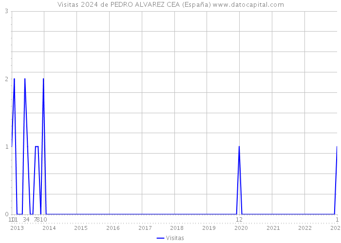 Visitas 2024 de PEDRO ALVAREZ CEA (España) 