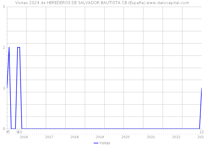 Visitas 2024 de HEREDEROS DE SALVADOR BAUTISTA CB (España) 