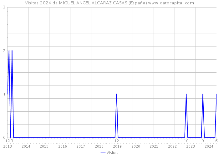 Visitas 2024 de MIGUEL ANGEL ALCARAZ CASAS (España) 