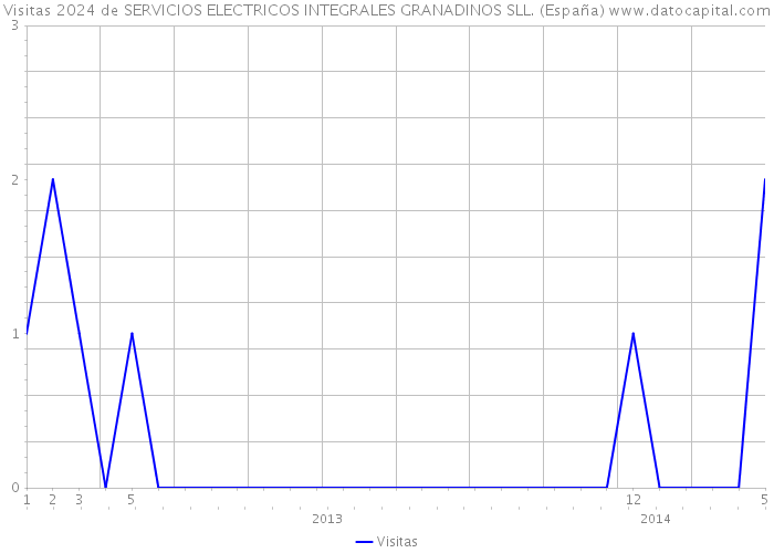 Visitas 2024 de SERVICIOS ELECTRICOS INTEGRALES GRANADINOS SLL. (España) 