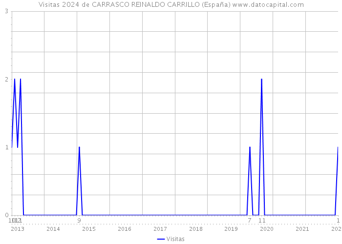 Visitas 2024 de CARRASCO REINALDO CARRILLO (España) 