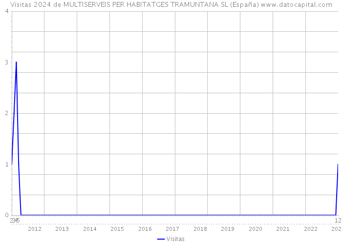 Visitas 2024 de MULTISERVEIS PER HABITATGES TRAMUNTANA SL (España) 