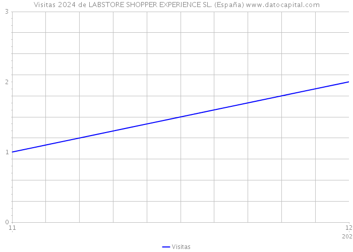 Visitas 2024 de LABSTORE SHOPPER EXPERIENCE SL. (España) 