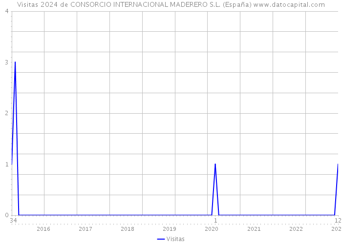 Visitas 2024 de CONSORCIO INTERNACIONAL MADERERO S.L. (España) 