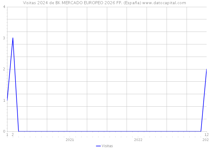 Visitas 2024 de BK MERCADO EUROPEO 2026 FP. (España) 
