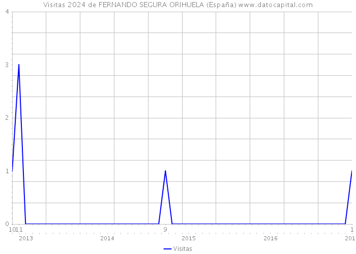 Visitas 2024 de FERNANDO SEGURA ORIHUELA (España) 