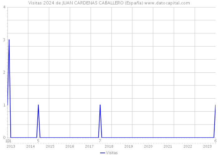 Visitas 2024 de JUAN CARDENAS CABALLERO (España) 