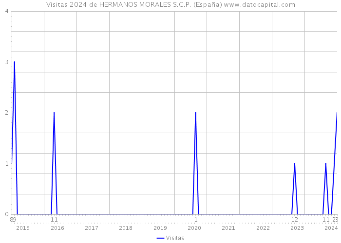 Visitas 2024 de HERMANOS MORALES S.C.P. (España) 