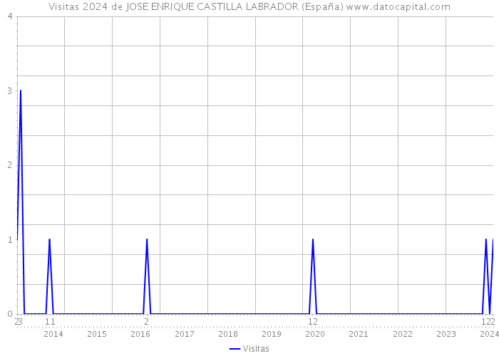 Visitas 2024 de JOSE ENRIQUE CASTILLA LABRADOR (España) 