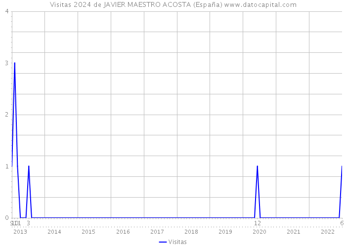 Visitas 2024 de JAVIER MAESTRO ACOSTA (España) 