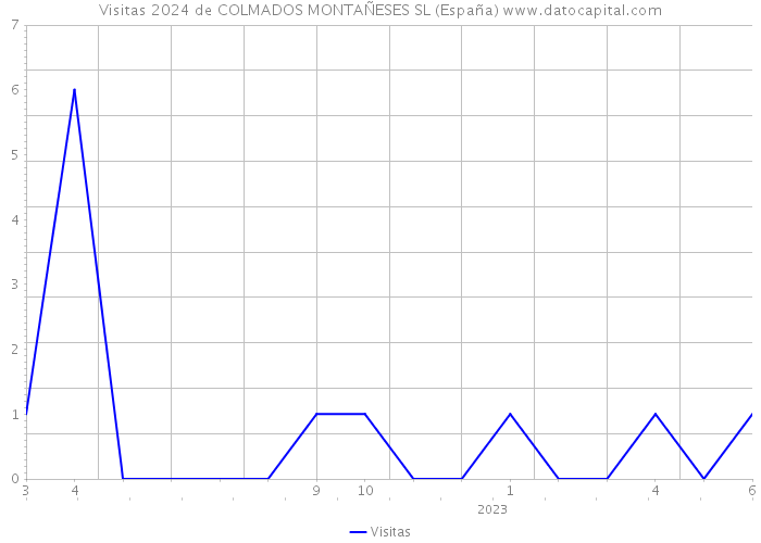 Visitas 2024 de COLMADOS MONTAÑESES SL (España) 