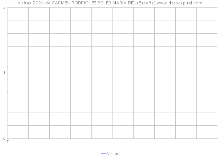 Visitas 2024 de CARMEN RODRIGUEZ SOLER MARIA DEL (España) 