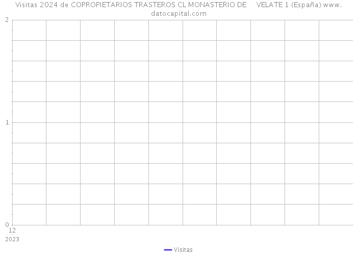 Visitas 2024 de COPROPIETARIOS TRASTEROS CL MONASTERIO DE VELATE 1 (España) 