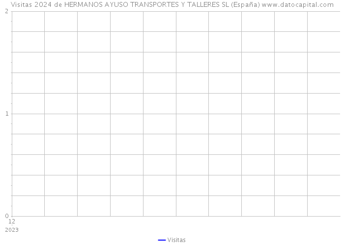 Visitas 2024 de HERMANOS AYUSO TRANSPORTES Y TALLERES SL (España) 