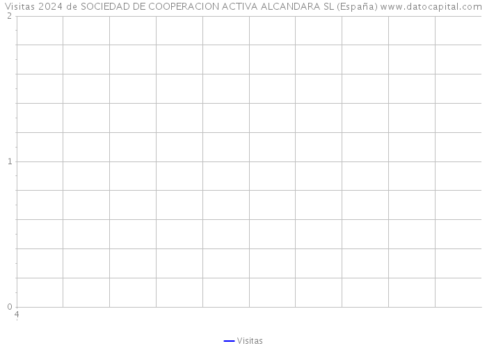 Visitas 2024 de SOCIEDAD DE COOPERACION ACTIVA ALCANDARA SL (España) 