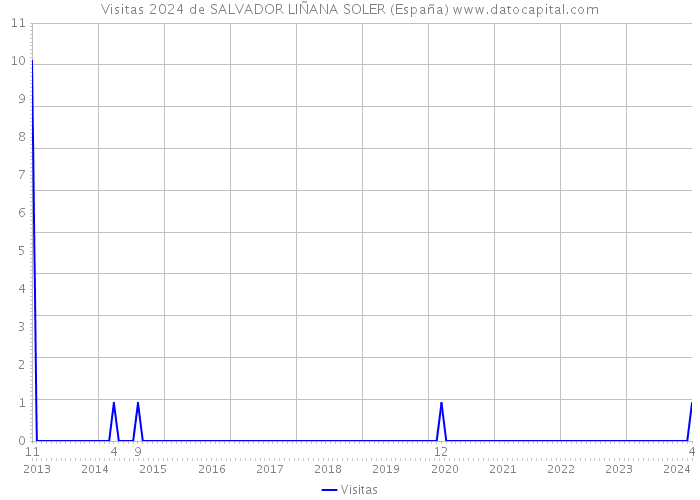 Visitas 2024 de SALVADOR LIÑANA SOLER (España) 