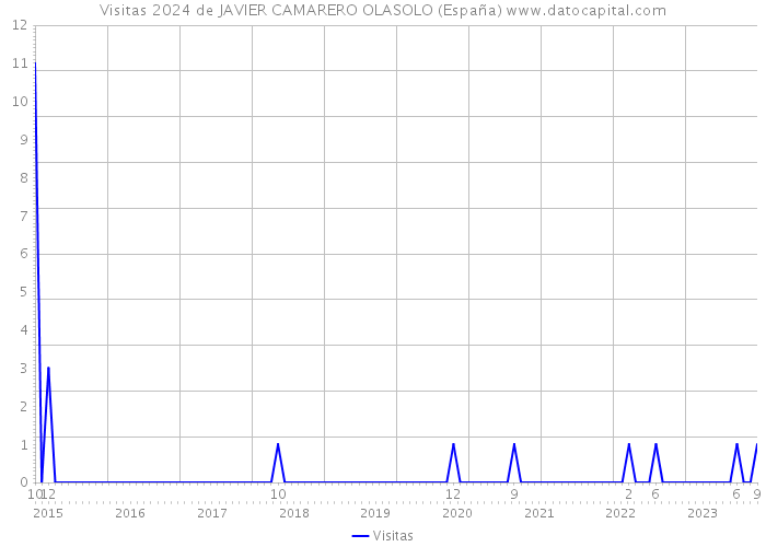 Visitas 2024 de JAVIER CAMARERO OLASOLO (España) 