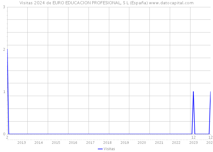 Visitas 2024 de EURO EDUCACION PROFESIONAL, S L (España) 