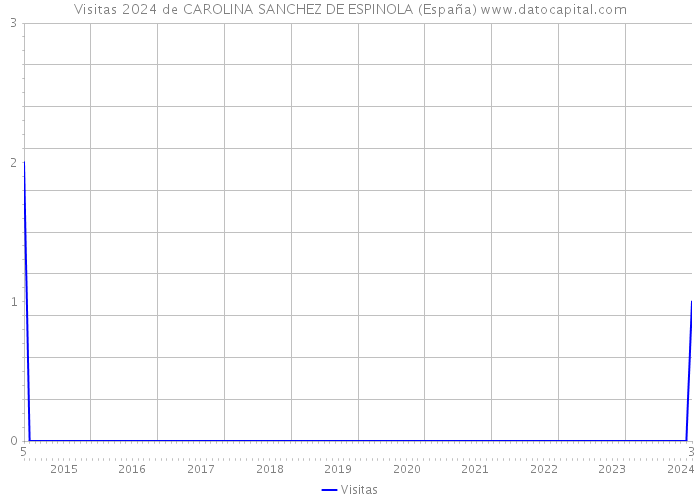 Visitas 2024 de CAROLINA SANCHEZ DE ESPINOLA (España) 