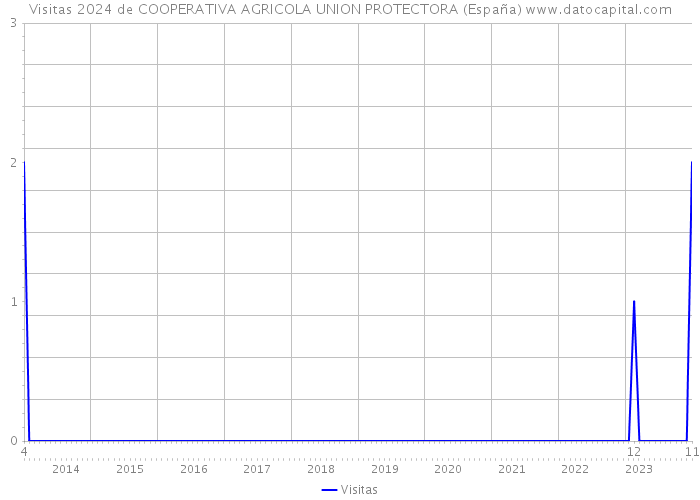 Visitas 2024 de COOPERATIVA AGRICOLA UNION PROTECTORA (España) 