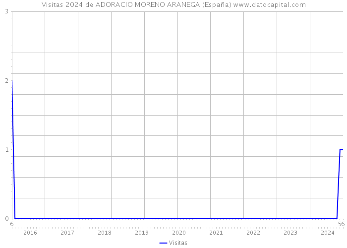 Visitas 2024 de ADORACIO MORENO ARANEGA (España) 