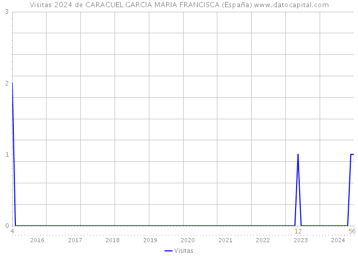 Visitas 2024 de CARACUEL GARCIA MARIA FRANCISCA (España) 